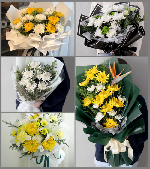 安徽滁州市明光市自来桥镇白云寺村白事花束代送
